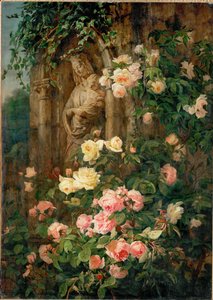 Le Benitier: Notre-Dame-des-Roses (schilderij op doek)