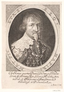 Christiaan IV door Simon de Pas