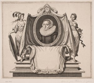 Magdalena van de Passe door Simon de Pas