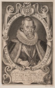 Robert Sidney, graaf van Leicester door Simon de Pas