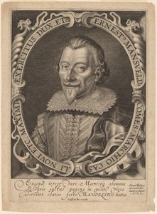 Graaf Ernest Mansfeld door Simon de Passe