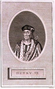 Henry VII (1472-1509) gegraveerd door de kunstenaar, uit een 