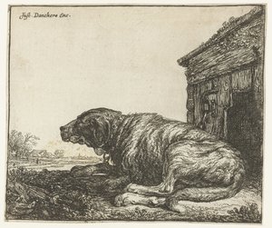 Waakhond door Simon de Vlieger