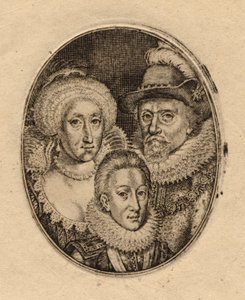 Anne van Denemarken; Koning Charles I als Prins van Wales; Koning James I van Engeland en VI van Schotland door Simon De Passe (2)