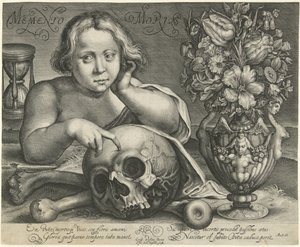 Kind met doodshoofd (Vanitas)