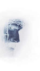 Jezus met doornenkroon door Simone Amon