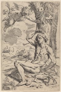 Sint Sebastiaan door Simone Cantarini