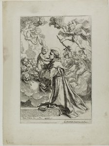 St. Antonius van Padua door Simone Cantarini