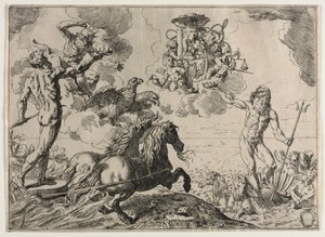 De "Quos Ego" door Simone Cantarini