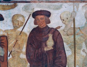 Dood met de dokter (detail)