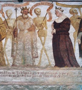 Dood met de koning en de koningin (detail)