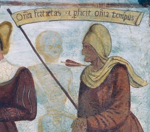 Dood met de oude vrouw (detail)