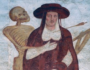 De kardinaal en de dood (detail)