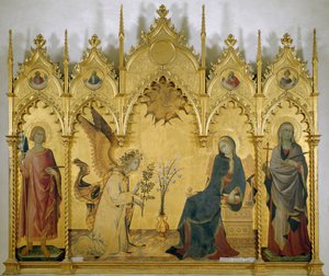 Annunciatie (met Sint Judith en Sint Ansano)