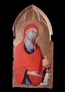Orvieto polyptiek, Maria Magdalena en de schenker