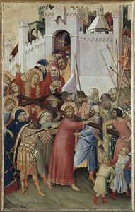 Polyptiek Orsini: Christus draagt het kruis door Simone Martini