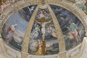Kruisiging, 1578-82 door Simone Veneziano Peterzano
