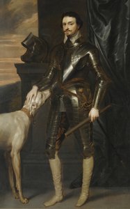 Portret van Thomas Wentworth, 1e graaf van Strafford 1593-1641, ca. 1640 door Sir Anthony van, Dyck