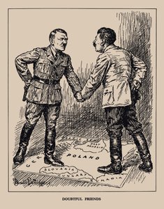 Twijfelachtige Vrienden. Punch magazine, 1939, 1939
