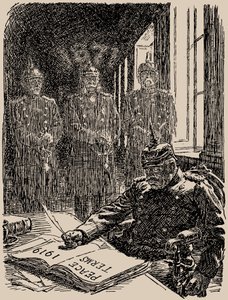 Geesten in Versailles. Punch, 7 mei 1919, 1919