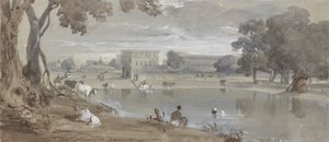 Uitzicht op een deel van Chowringhee - Calcutta