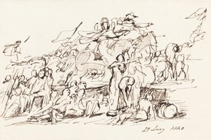 Slagveld door Sir David Wilkie