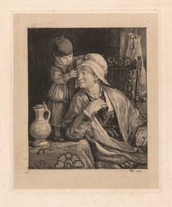 Moeder en kind door Sir David Wilkie