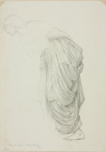 Buigende vrouwelijke figuur, studie voor Spiegel van Venus