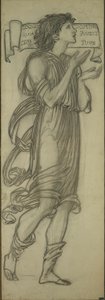 Samuel (Cartoon voor het oostelijke raam van de Lady Chapel) door Sir Edward Burne Jones