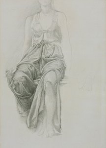 Draperiestudie voor 