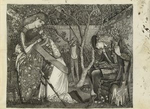 Het afscheid van de ridder door Sir Edward Coley Burne Jones