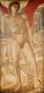 Troy Drieluik - Studie voor Liefde die Vergetelheid Onderwerpt, 1875