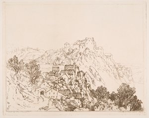 Watervallen van de Rijn, Schaffhausen door Sir Frank Short