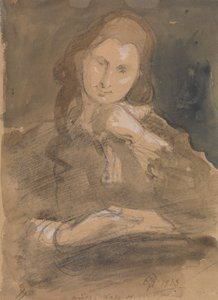 Portretstudie van Martha, Lady Hayter door Sir George Hayter
