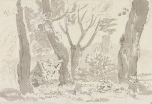 Palatijnse heuvel door Sir George Howland Beaumont seventh Baronet