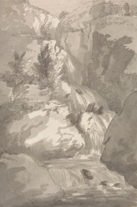 Deel van Brind Gill in Ligburthwaite door Sir George Howland Beaumont seventh Baronet