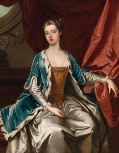 Portret van Lady Mary Wortley Montagu 1689-1762 door Sir Gotfrey Kneller