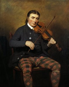 Portret van de violist en componist Niel Gow 1727-1807