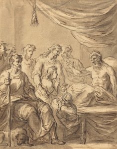 Jacob laat Benjamin met zijn broers naar Egypte gaan