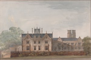 Lilleshall, Shropshire: Zuidelijke elevatie door Sir Jeffry Wyatville