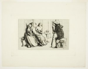 Heilige Agnes van Intercessie door Sir John Everett Millais