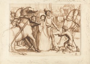 De Blinde Man door Sir John Everett Millais