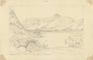 Vallei van Fassa van tegenover Gries door Sir John Frederick William Herschel