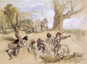 Bandieten, 1873 door Sir John Gilbert