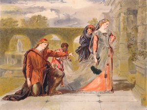 Kom weg dood ca. 1875 door Sir John Gilbert