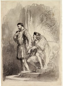 Koning Richard III, circa 1856-1859 door Sir John Gilbert