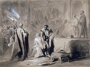 Othello en Desdemona voor de Senaat, 1847
