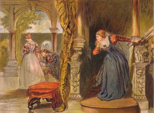 Zucht niet meer, dames, zucht niet meer, ca. 1875 door Sir John Gilbert