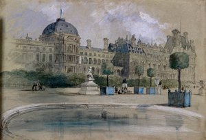 De Tuilerieën, Parijs, Frankrijk, 1846