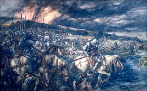 Oorlog: na de Slag door Sir John Gilbert